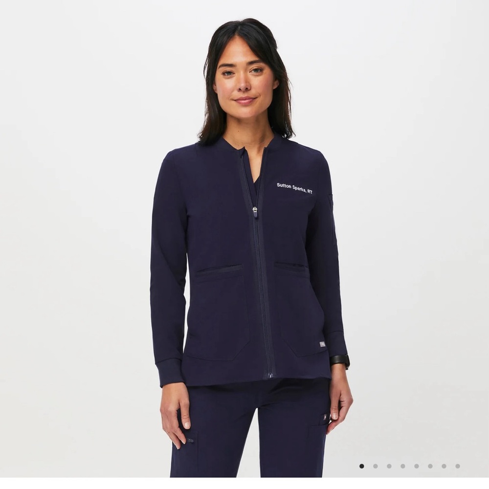 Lot of Figs scrub sets, navy